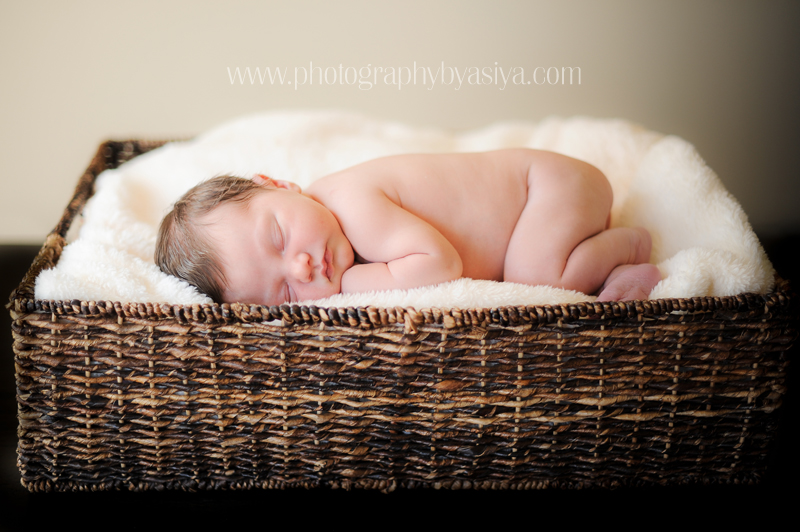 basket for baby shoot
